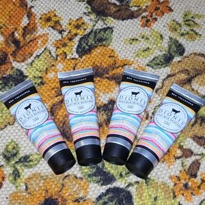 Dionis Sea Treasures natural goat milk skincare hand cream bundle lot of 4 1 oz